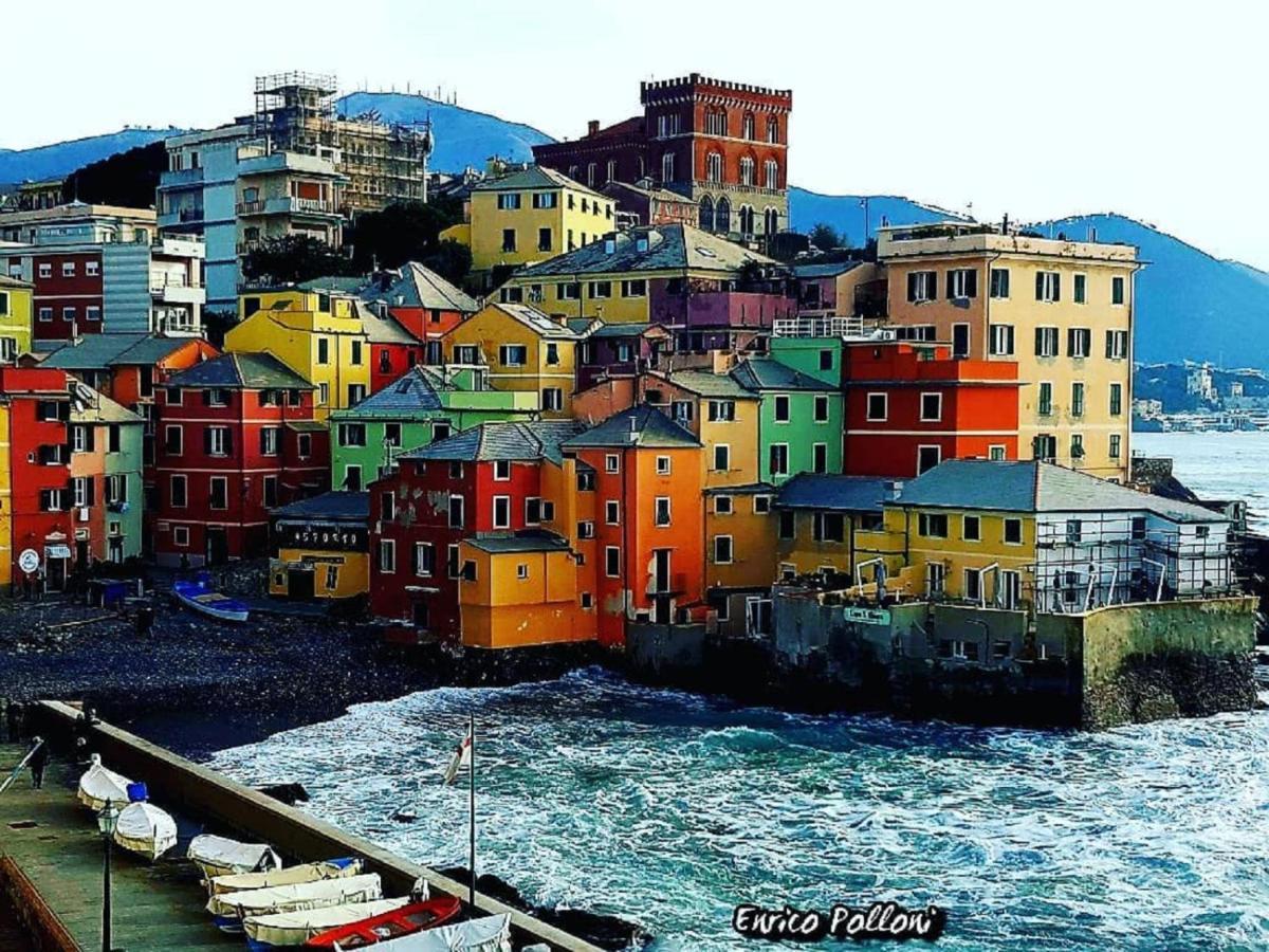 Wow Home 2 - 175 Mq - Posteggio Privato - Davanti Porto Traghetti - Fino A 10 Posti Letto - Balcone Genova Kültér fotó
